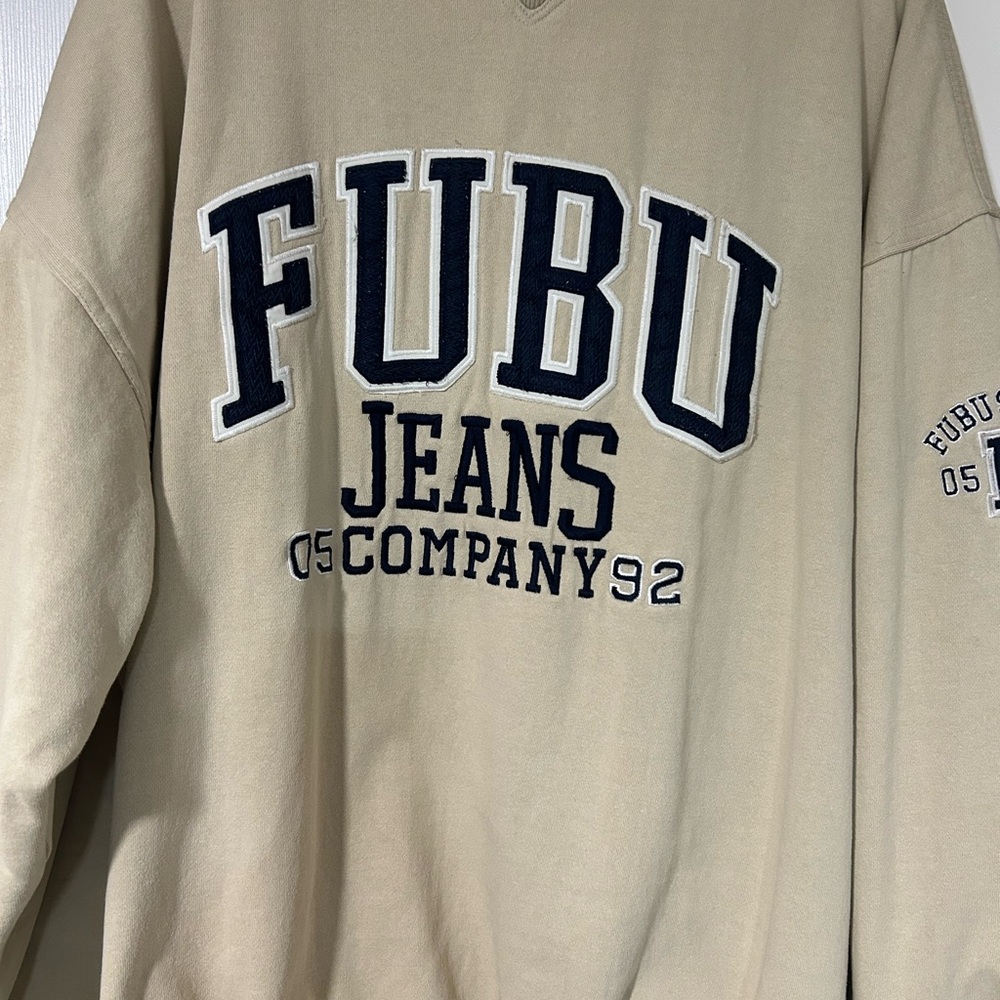 SALE! Great for winter! !!VINTAGE FUBU 05 1992 Men's Heavy Sweatshirt 3XL